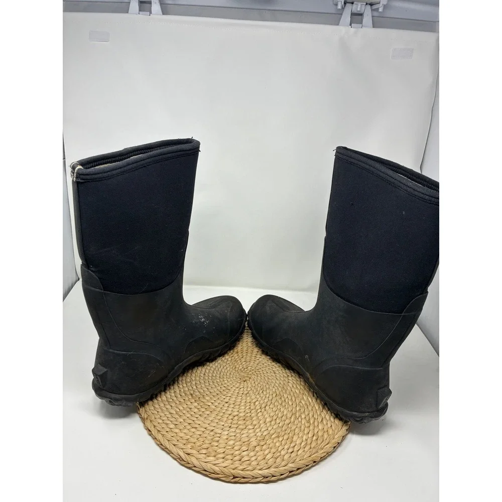 Bogs Classic High‎ Men's 10 Waterproof Insulated Winter Rain Work Boots Black